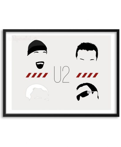 Póster de U2 por Papermint