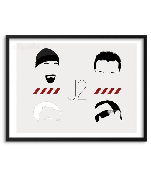 Póster de U2 por Papermint