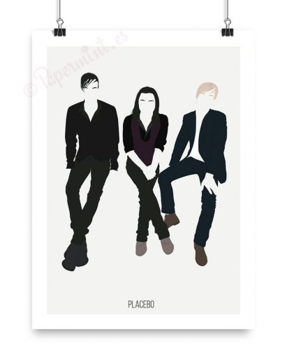 Lámina ilustración del grupo Placebo