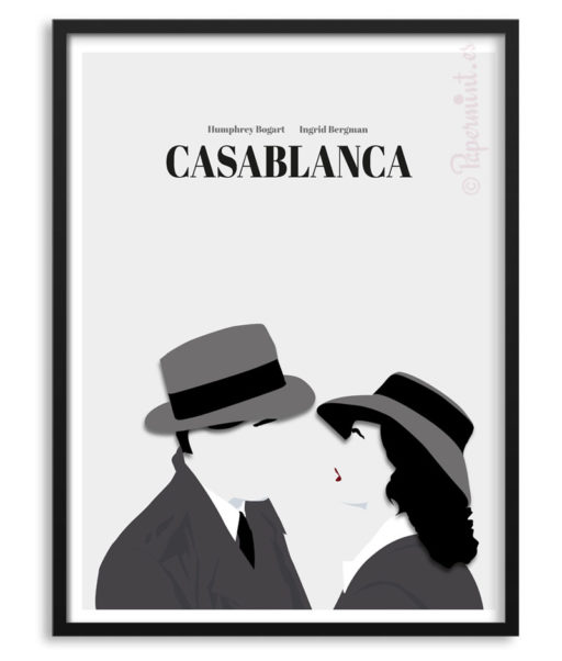 Póster cartel película Casablanca