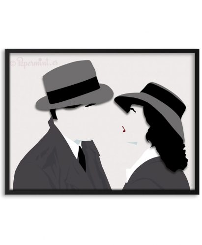 Póster minimalista de Casablanca