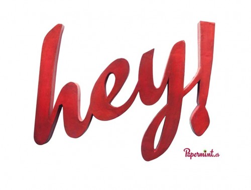 Palabra decorativa. Papermint