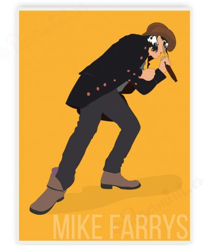 Póster de concierto de Mike Farris