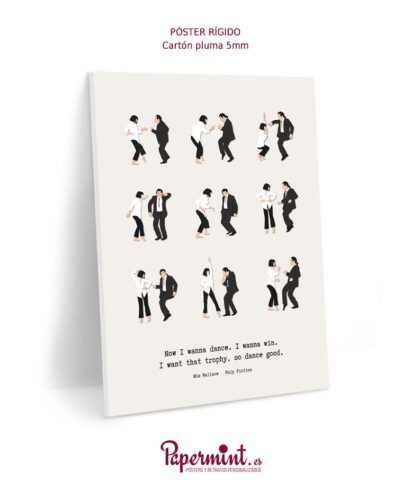 Póster rígido de Pulp Fiction