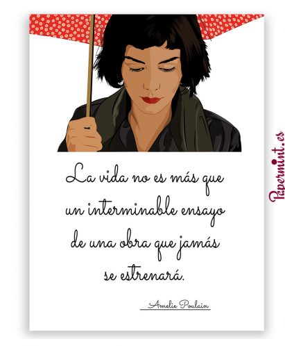 lámina Amélie paraguas