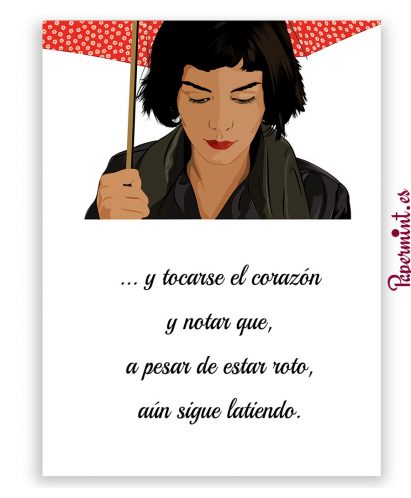 Lámina de la película Amelie