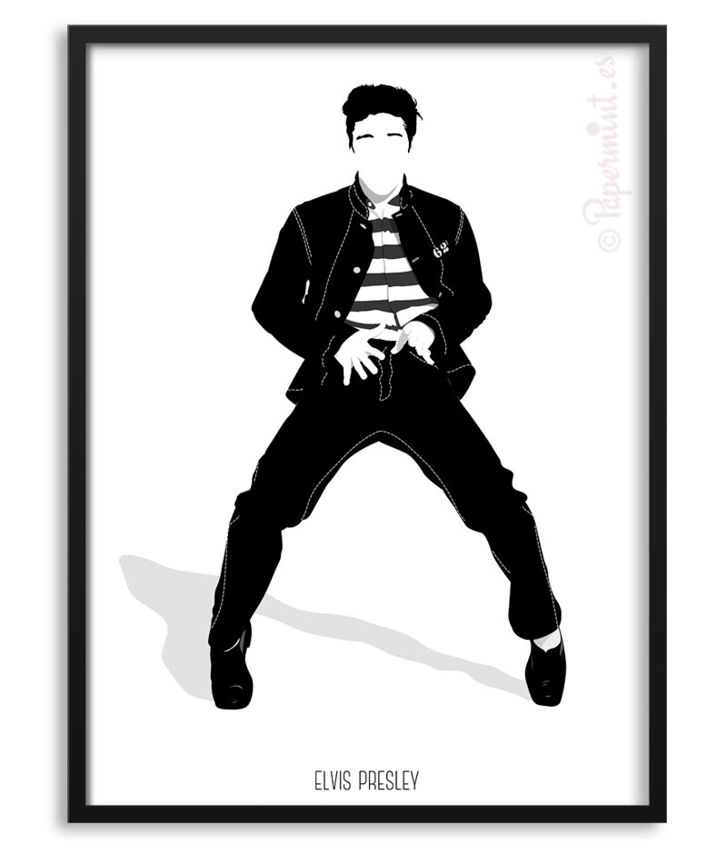 Póster de Elvis Presley por Papermint