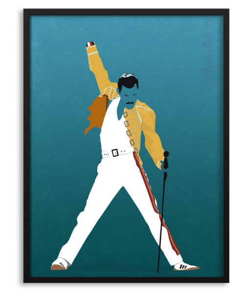 Póster de Freddie Mercury por Papermint