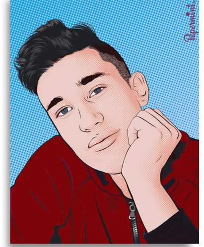 Retrato tipo Lichtenstein