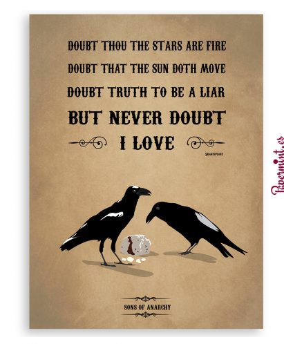 Póster Sons of Anarchy cuervos