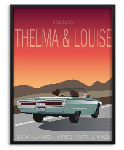 Póster alternativo de Thelma y Louise