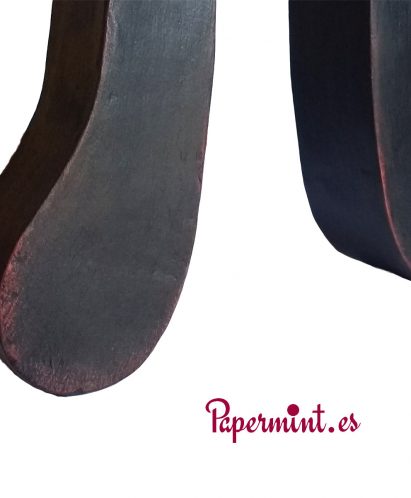 detalle de acabado letra pi decorativa