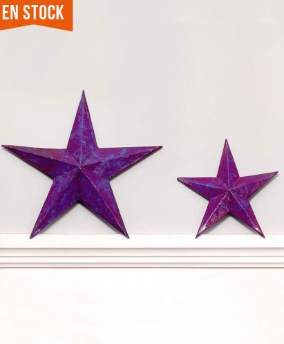 Estrellas color púrpura para decorar