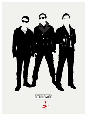 Póster Depeche Mode
