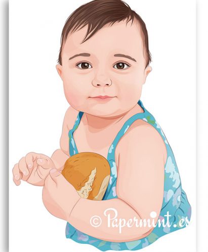 retrato de bebes