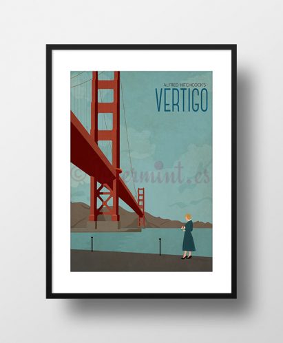 lámina de la película de Hitchcock