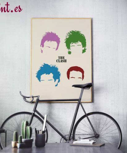 Póster música en dormitorio