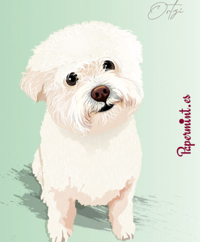Ilustración perrito por encargo