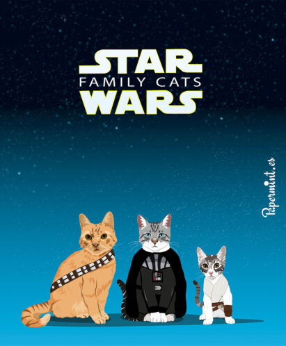 Ilustración de gatos 