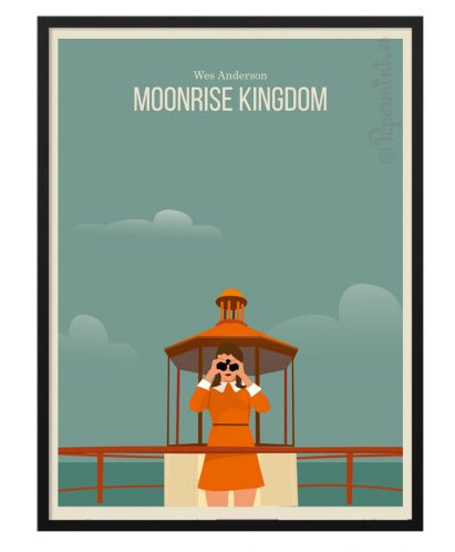 Póster de Moonrise Kingdom de Wes Anderson