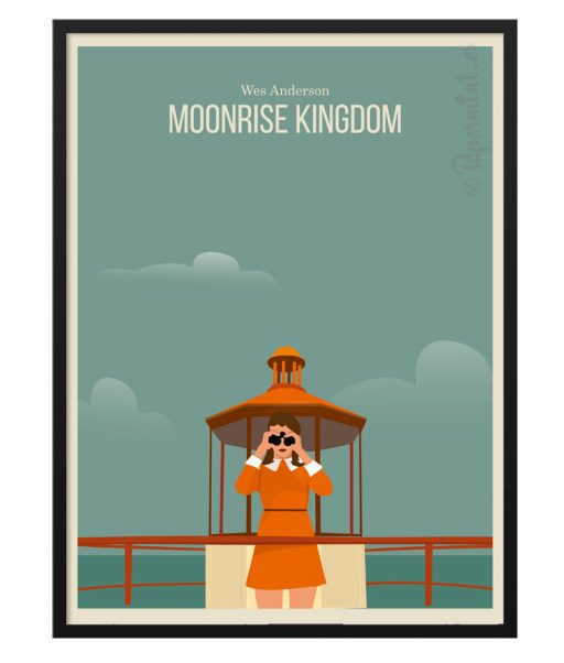 Póster de Moonrise Kingdom de Wes Anderson
