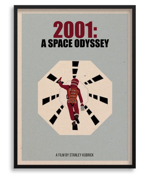 poster cartel de "2001 Una odisea del espacio"