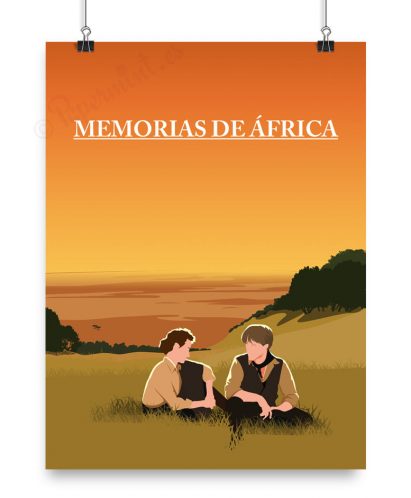Póster personalizado de Memorias de Africa