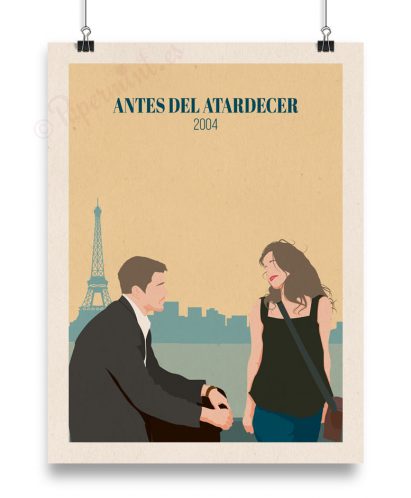 Póster Antes del atardecer 2004