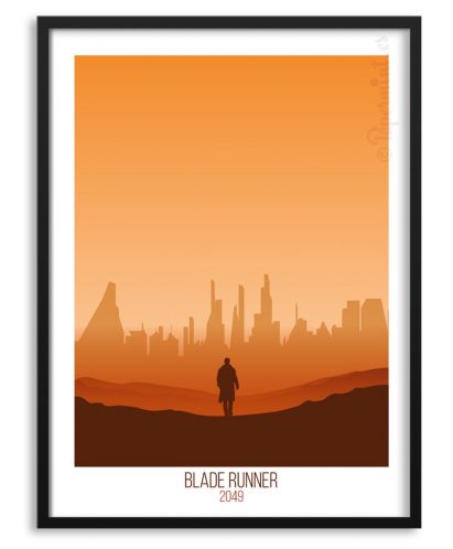 Lámina de Blade Runner 2049 con marco