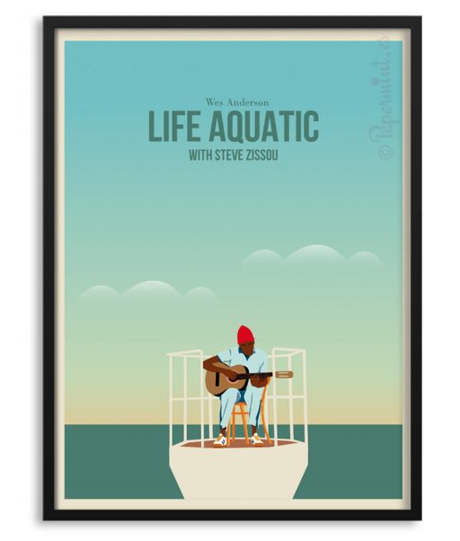 Póster de "Life Aquatic" personalizado