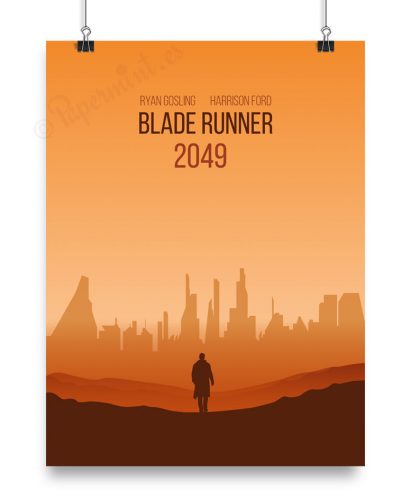 Cartel para personalizar de Blade Runner 2049