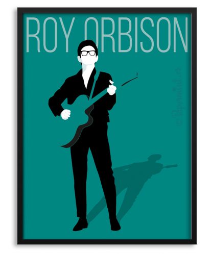 Póster de Roy Orbison estilo minimalista