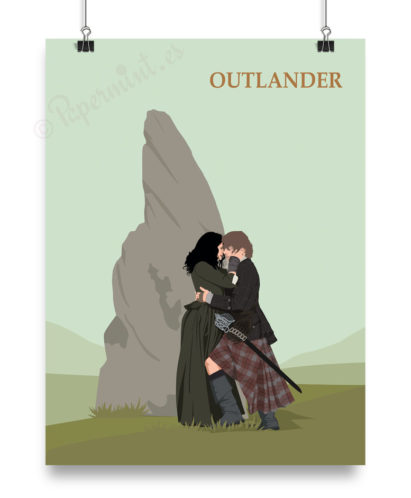 Ilustración de la serie Outlander