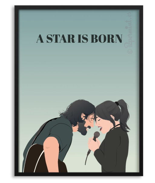 Póster "A star is born"