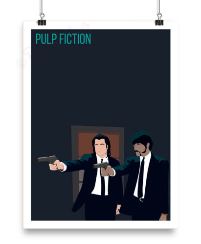 Lámina de Travolta y Samuel L.JAckson