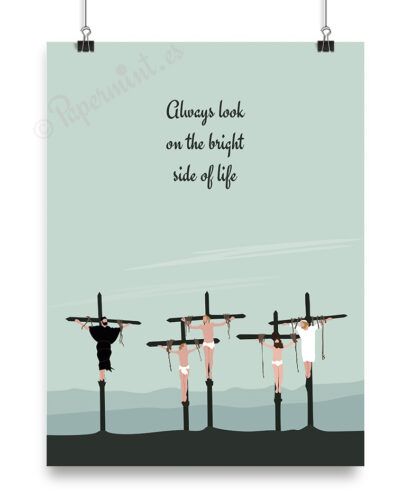 Lámina con ilustración y frase de 