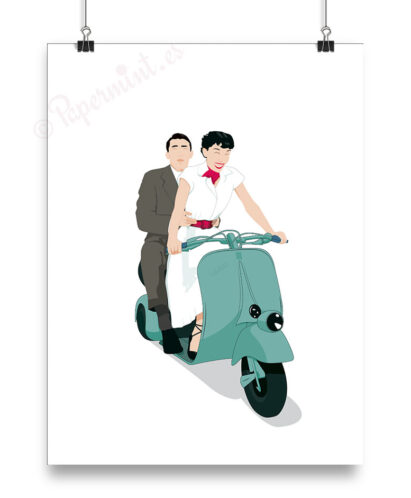 Lámina de Vacaciones en Roma