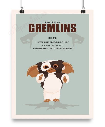 Lámina de Gizmo (Gremlins)