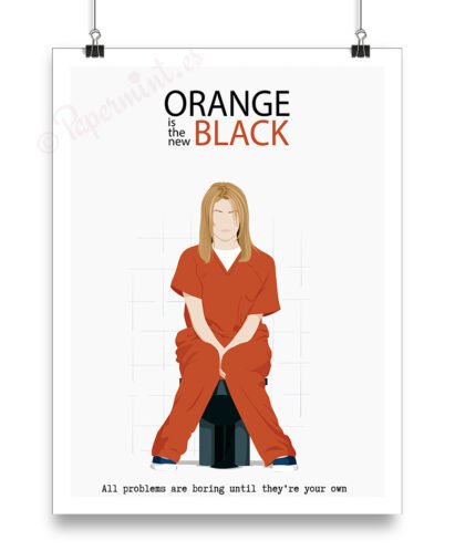 Lámina con ilustración de Piper Chapman
