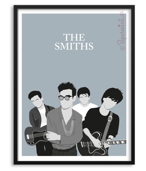 Póster de la banda "The Smiths"