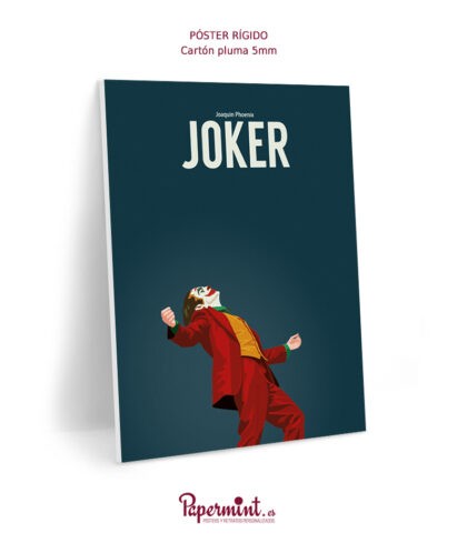 Póster cartón pluma de el