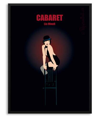 Póster personalizado de la película Cabaret.