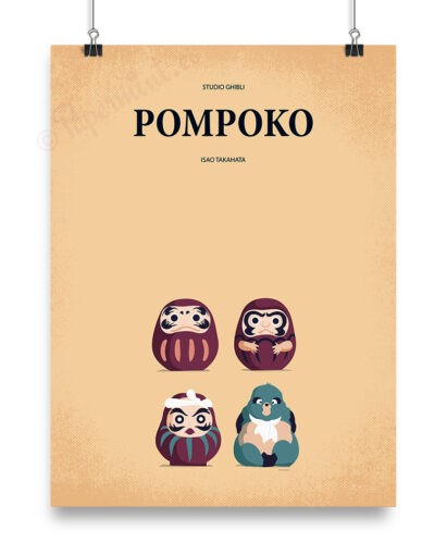 Lámina del anime Pompoko