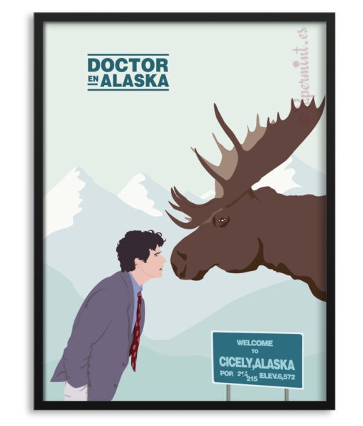 Póster personalizado "Doctor en Alaska"
