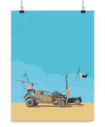 Ilustración de la película de Mad Max