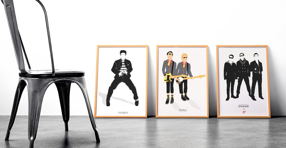 Pósters de música.