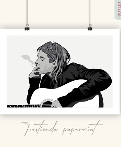 Póster de Kurt Cobain en oferta