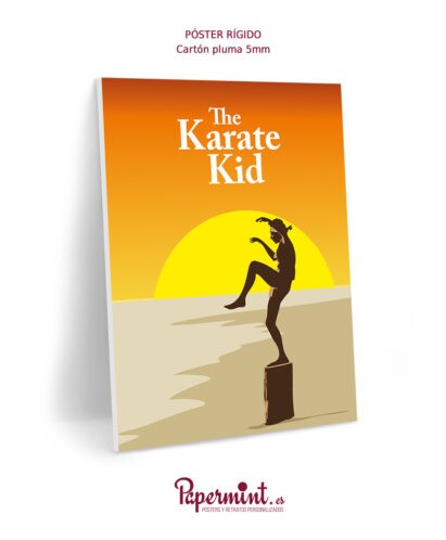 Póster rígido con ilustración de