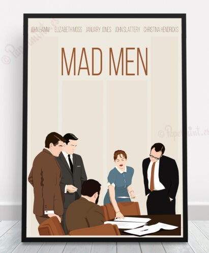 Cuadro con póster de Mad Men.