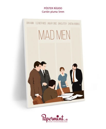 Póster rígido de la serie Mad Men
